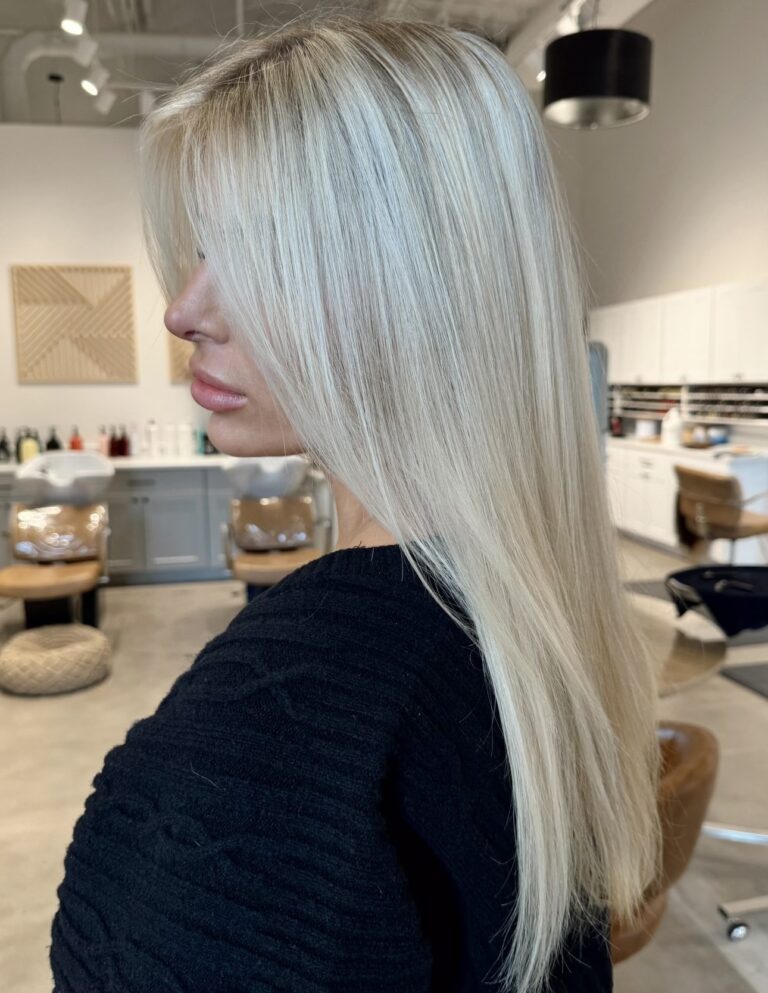 icy blonde hair color